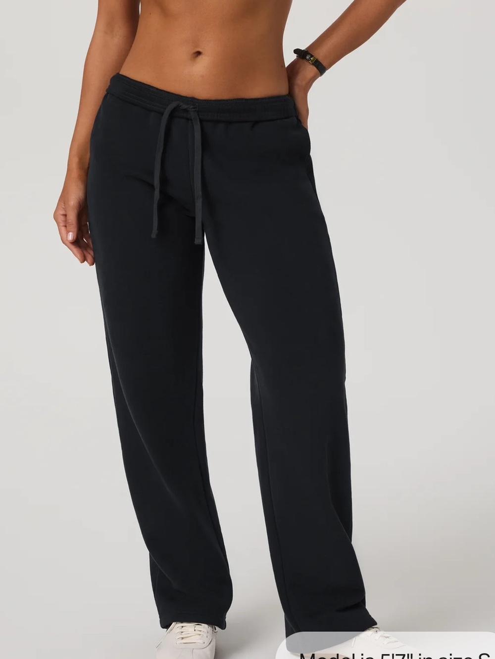 Vuori Restore Straight Leg Sweatpants Black Athletic Loungewear Size Small